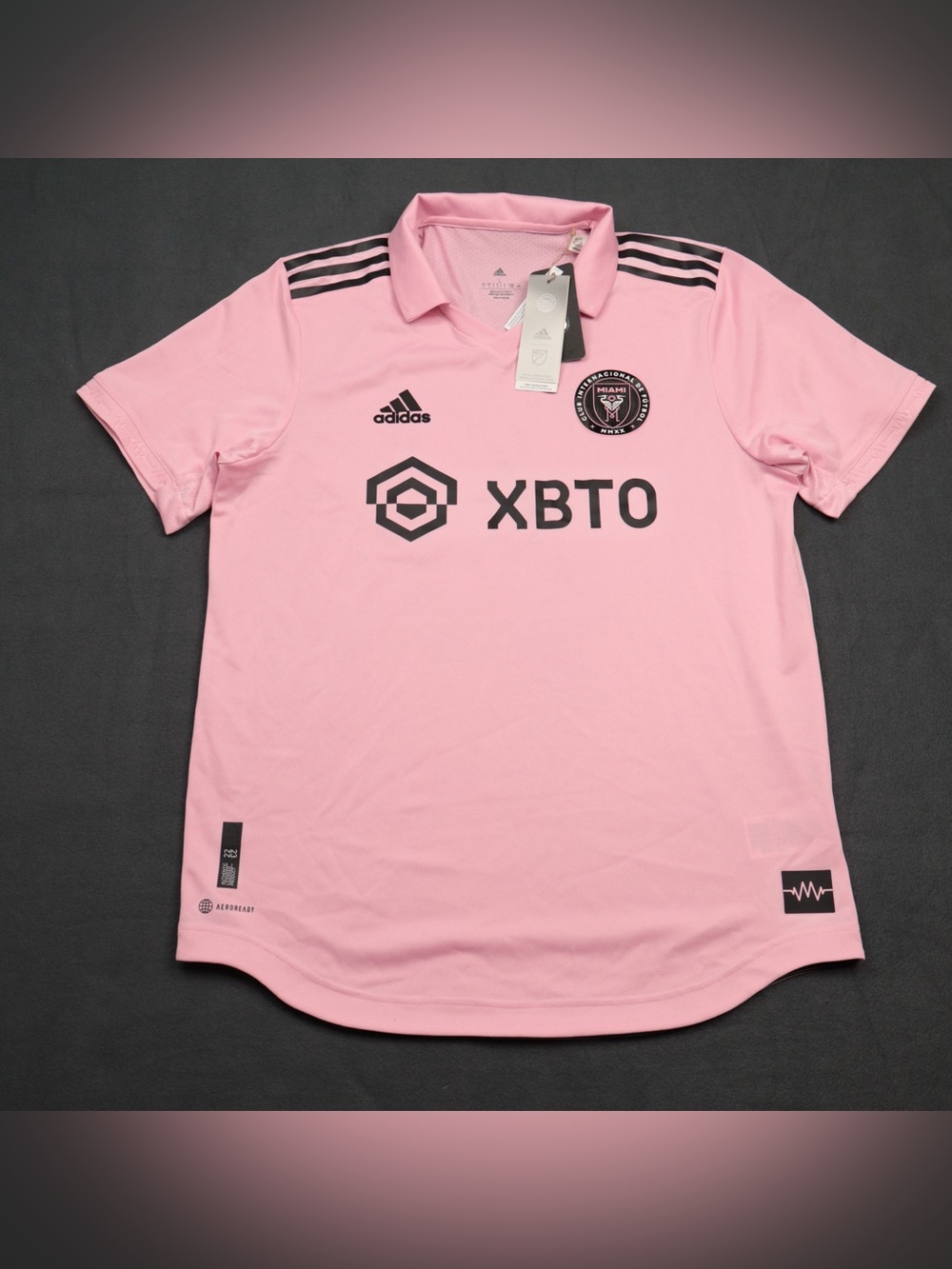 Adidas Inter Miami CF Messi #10 Authentic Jersey Pink MLS Soccer Shirt Large NWT